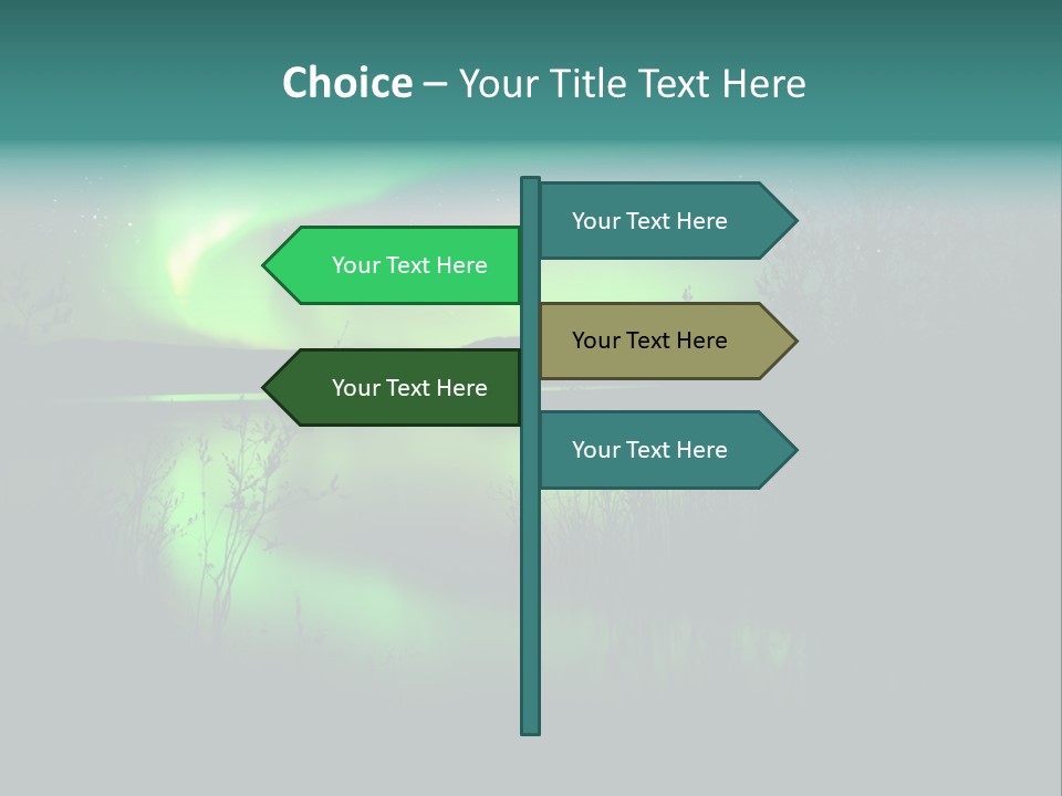 Illuminate Particles Night PowerPoint Template