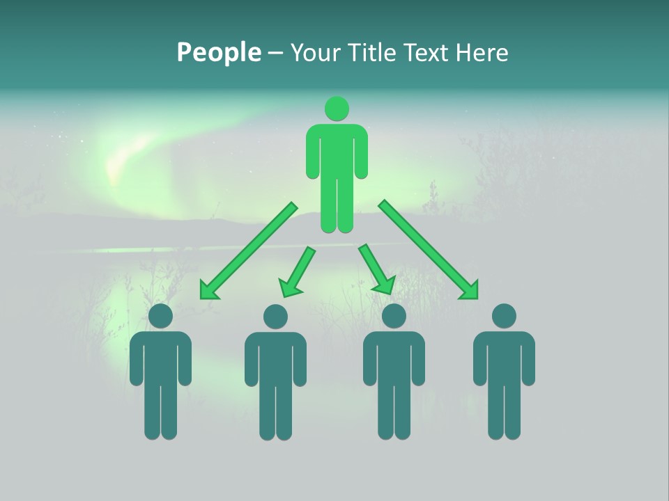 Illuminate Particles Night PowerPoint Template