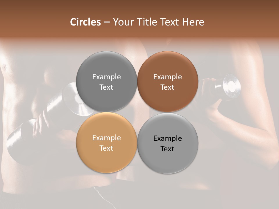 Abs Woman Healthy PowerPoint Template