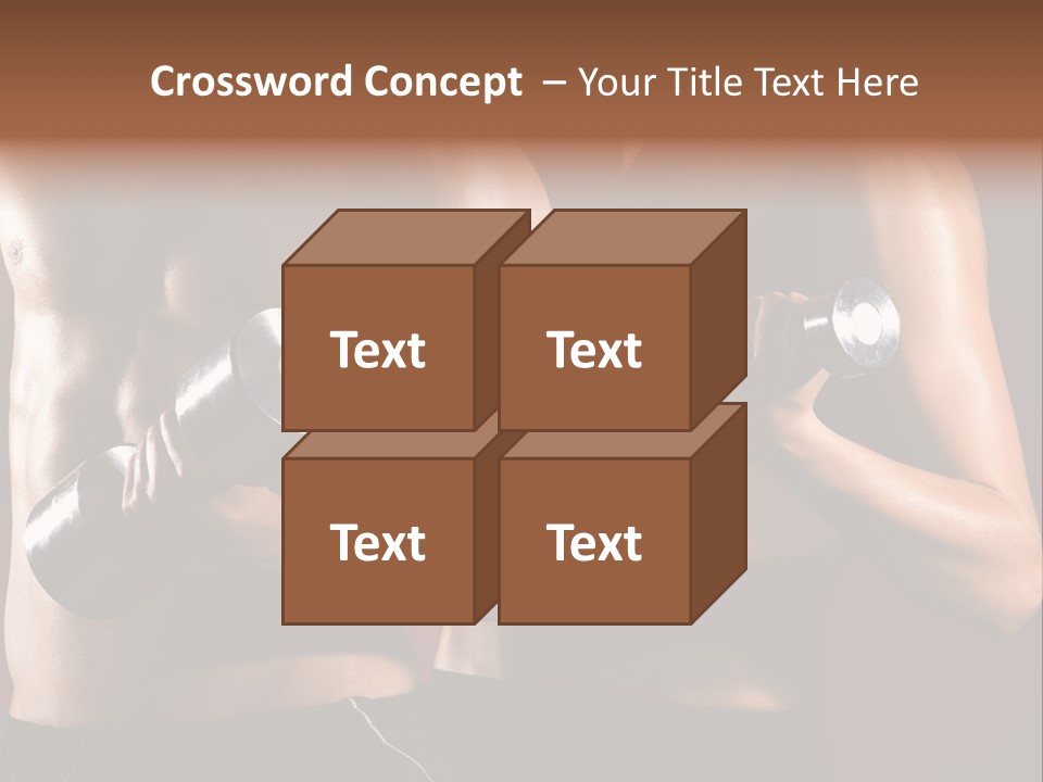 Abs Woman Healthy PowerPoint Template