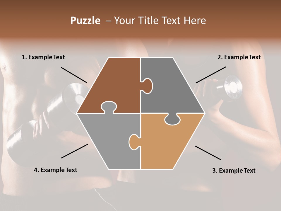 Abs Woman Healthy PowerPoint Template