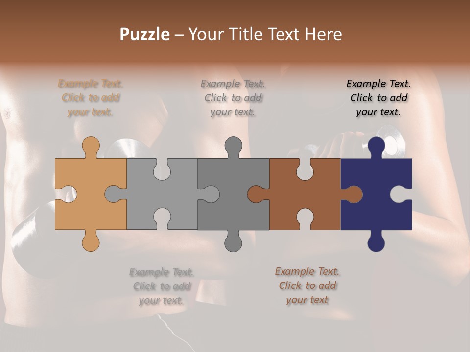 Abs Woman Healthy PowerPoint Template