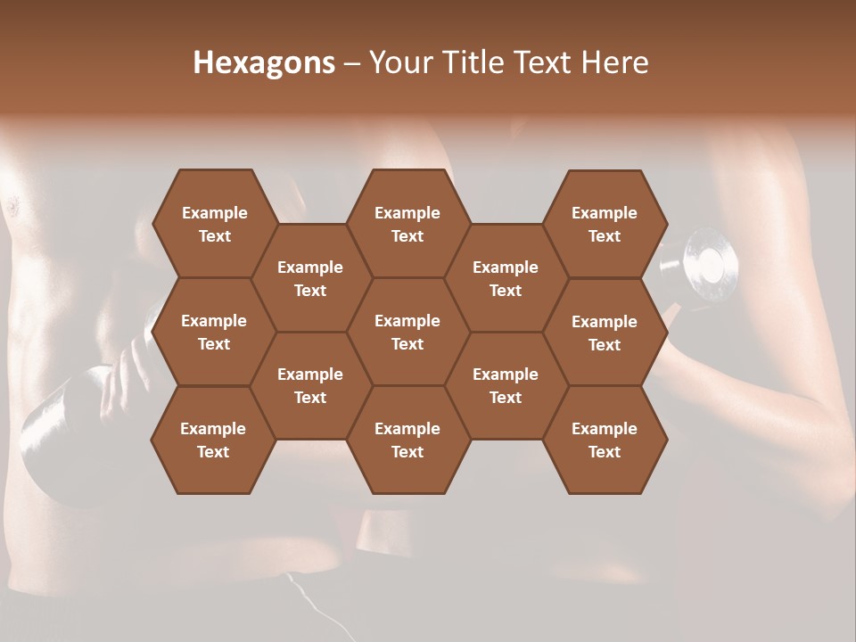 Abs Woman Healthy PowerPoint Template