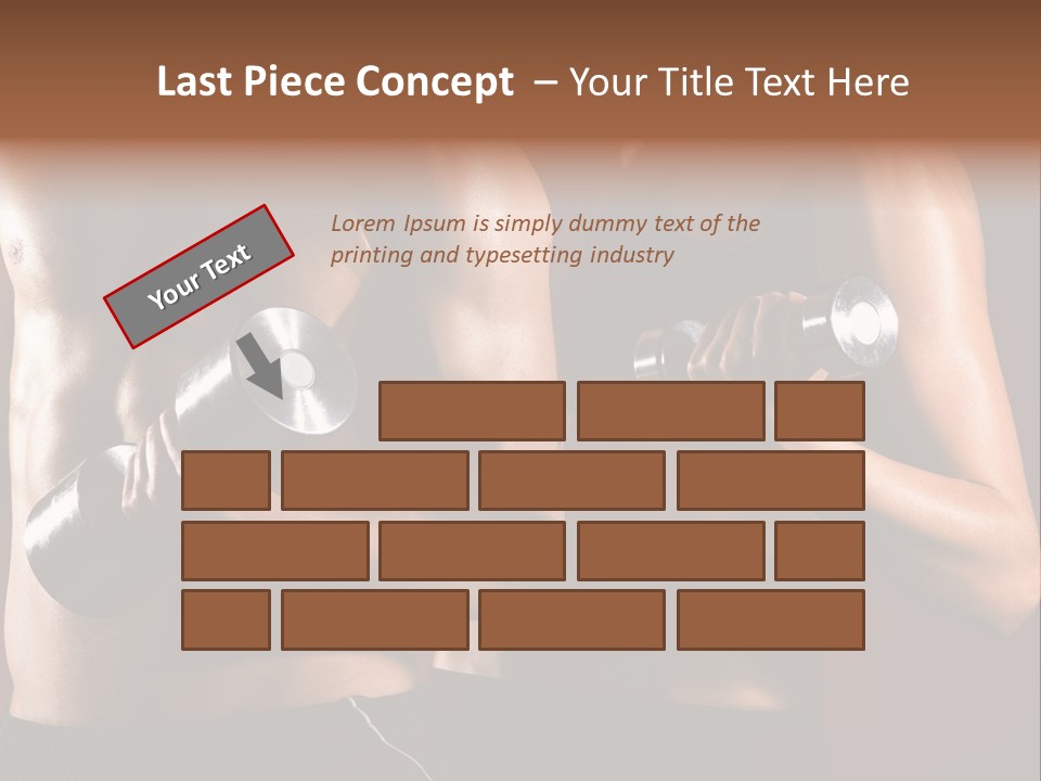 Abs Woman Healthy PowerPoint Template