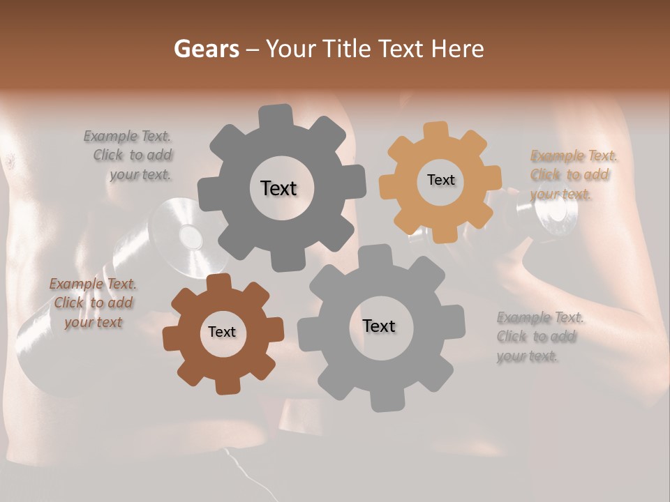 Abs Woman Healthy PowerPoint Template