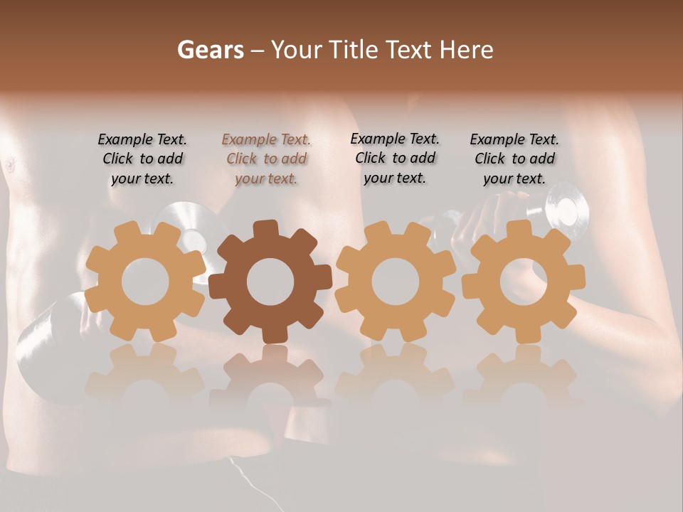 Abs Woman Healthy PowerPoint Template