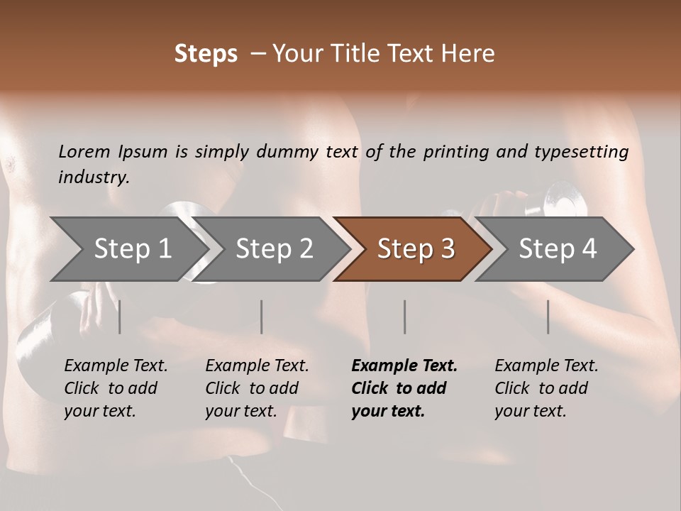 Abs Woman Healthy PowerPoint Template