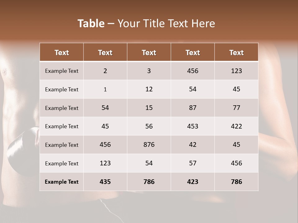 Abs Woman Healthy PowerPoint Template