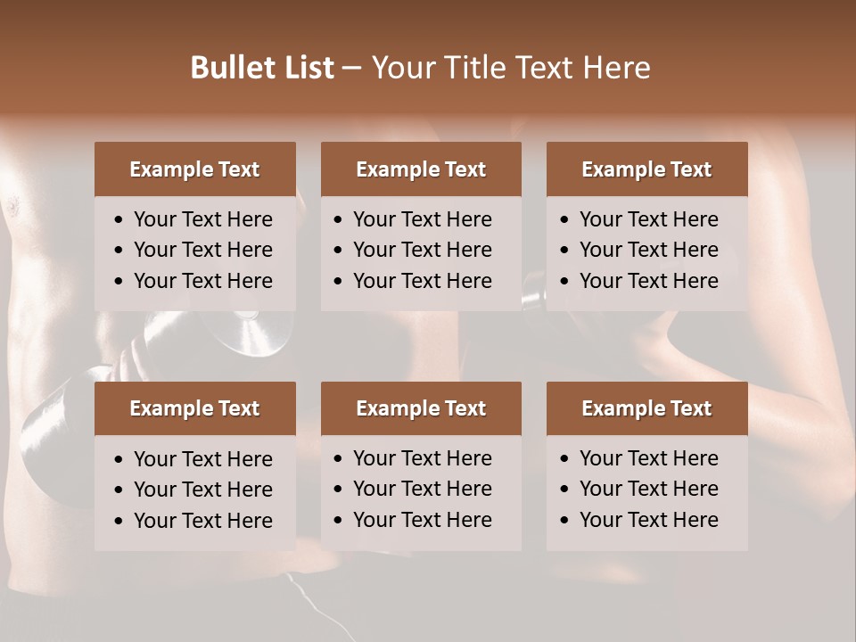 Abs Woman Healthy PowerPoint Template