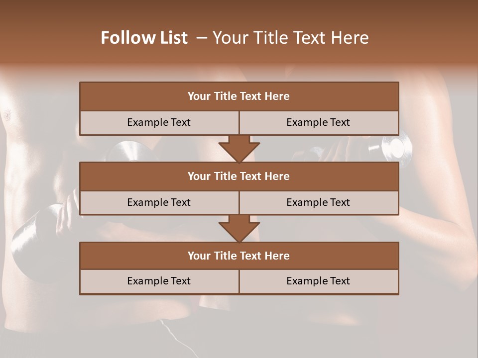 Abs Woman Healthy PowerPoint Template