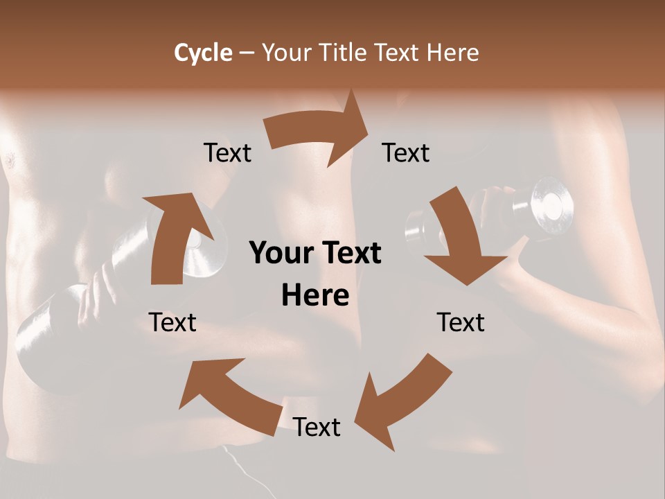 Abs Woman Healthy PowerPoint Template