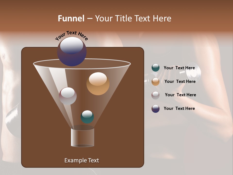 Abs Woman Healthy PowerPoint Template