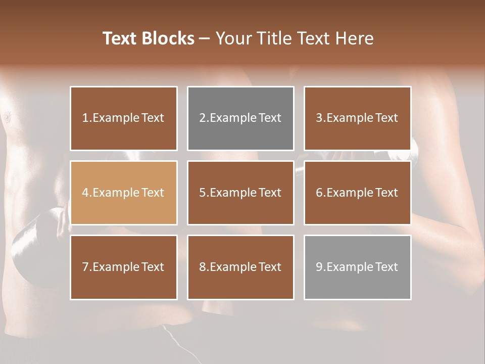 Abs Woman Healthy PowerPoint Template