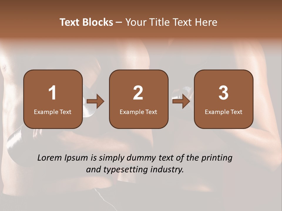 Abs Woman Healthy PowerPoint Template