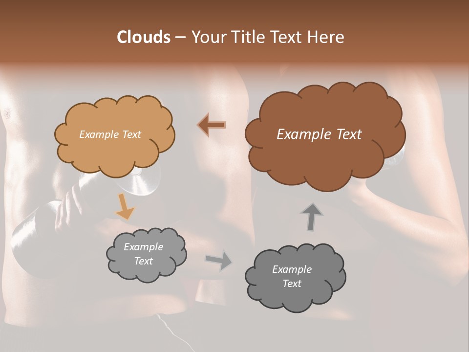 Abs Woman Healthy PowerPoint Template