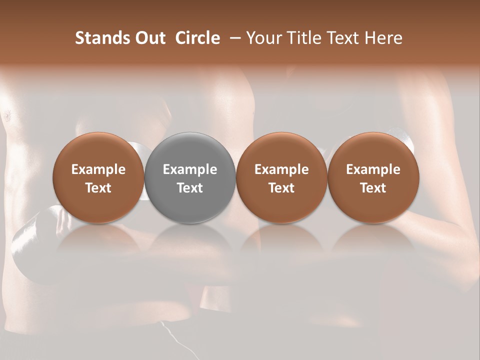 Abs Woman Healthy PowerPoint Template