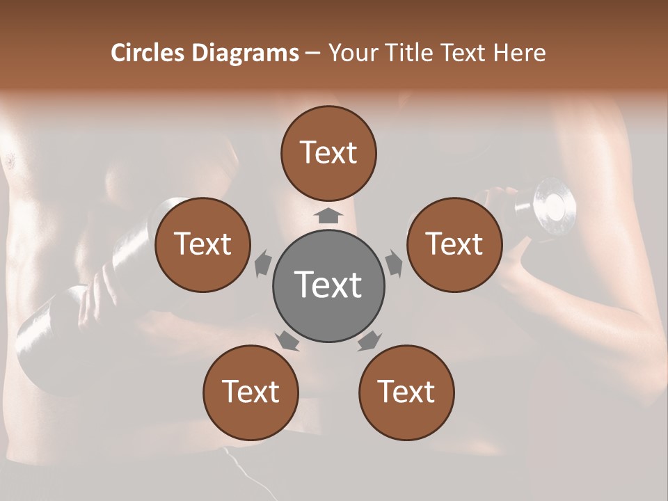 Abs Woman Healthy PowerPoint Template