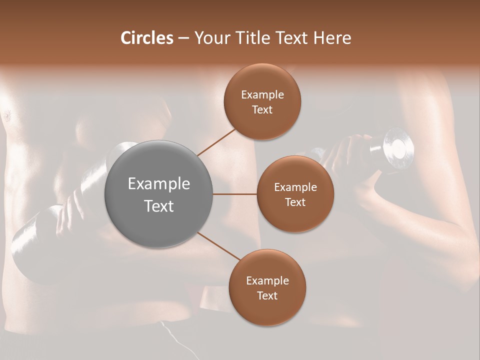 Abs Woman Healthy PowerPoint Template