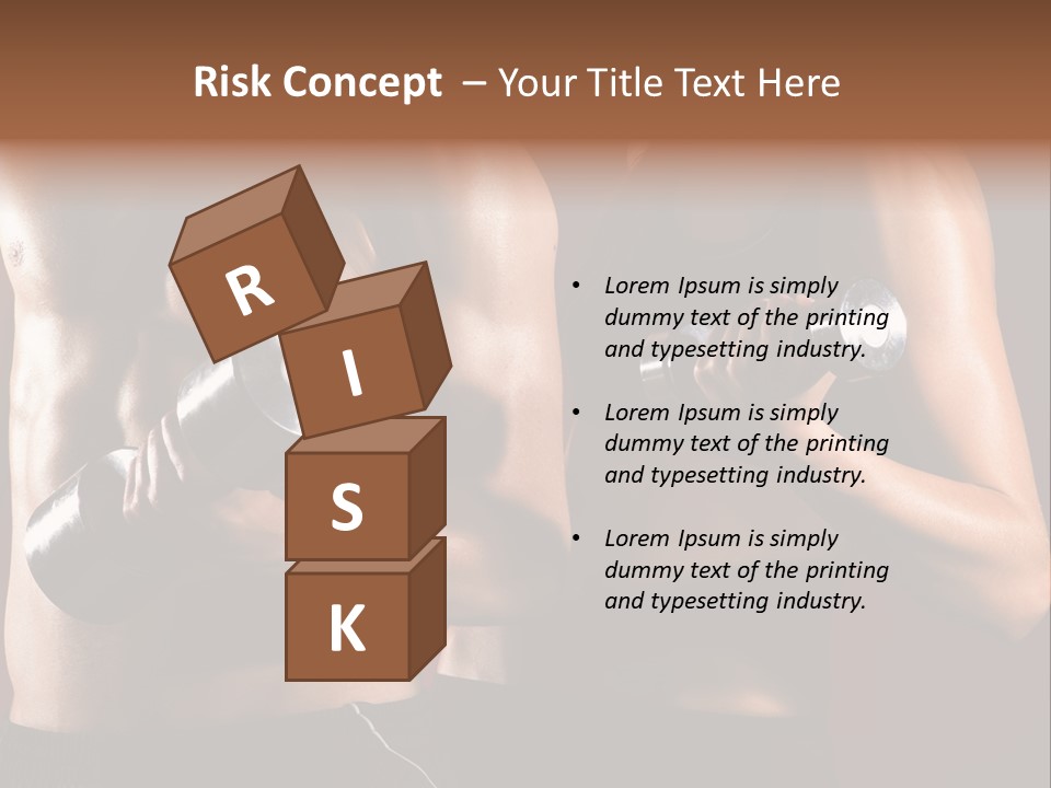 Abs Woman Healthy PowerPoint Template