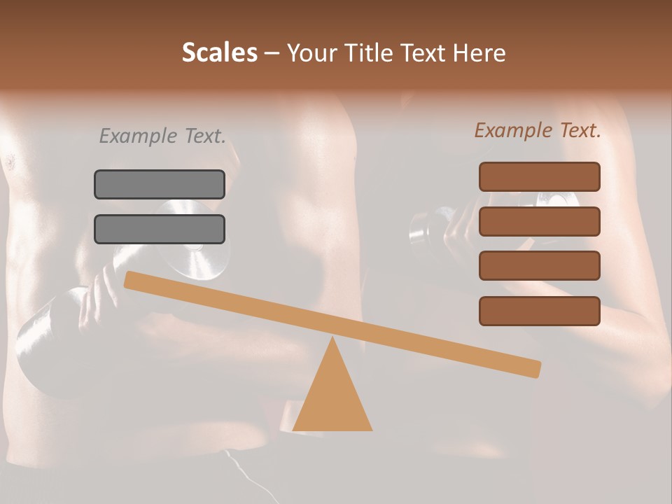 Abs Woman Healthy PowerPoint Template