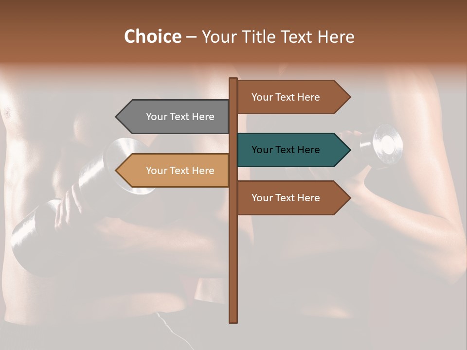 Abs Woman Healthy PowerPoint Template