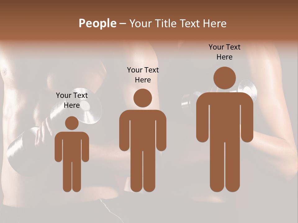 Abs Woman Healthy PowerPoint Template