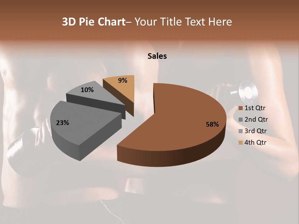 Abs Woman Healthy PowerPoint Template