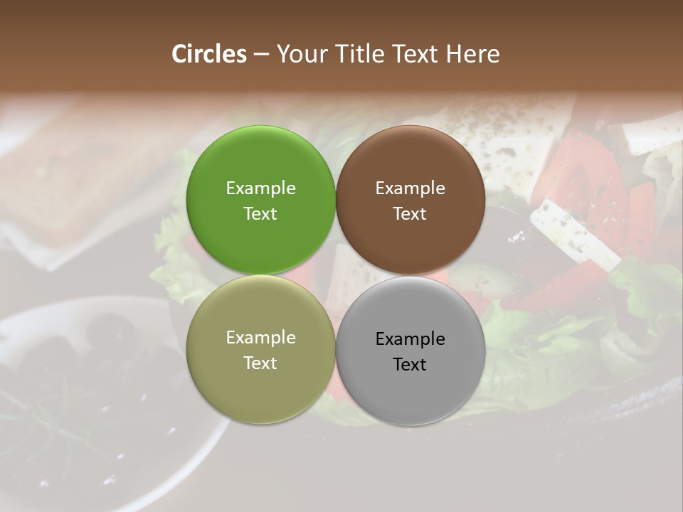 Mixed Tomato Olive PowerPoint Template