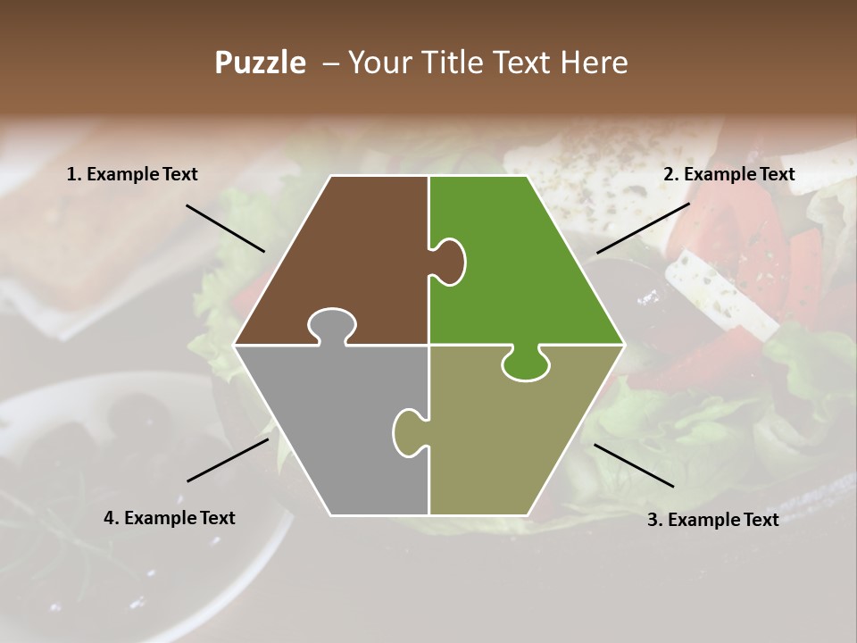 Mixed Tomato Olive PowerPoint Template