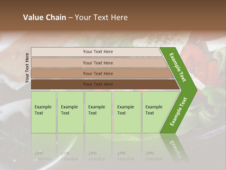 Mixed Tomato Olive PowerPoint Template