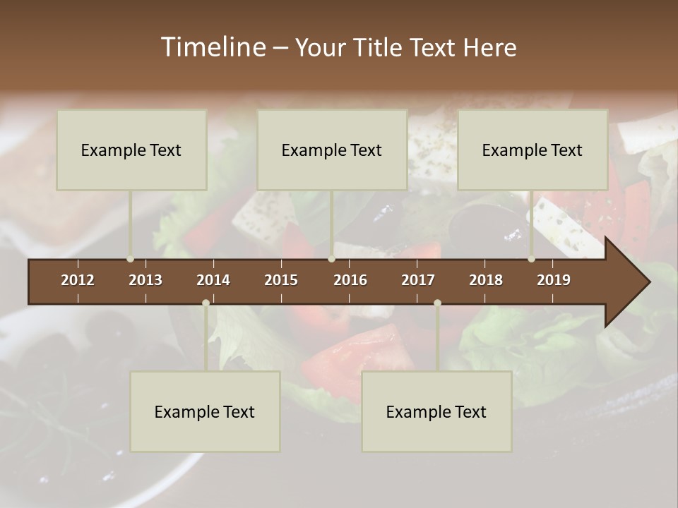 Mixed Tomato Olive PowerPoint Template