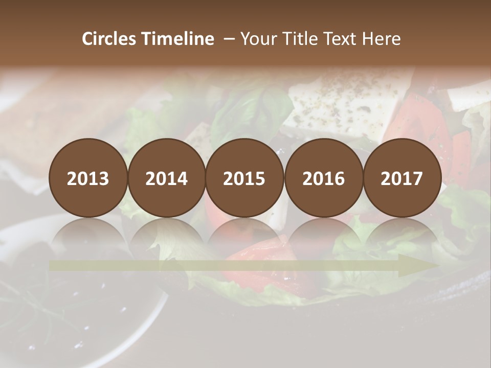 Mixed Tomato Olive PowerPoint Template