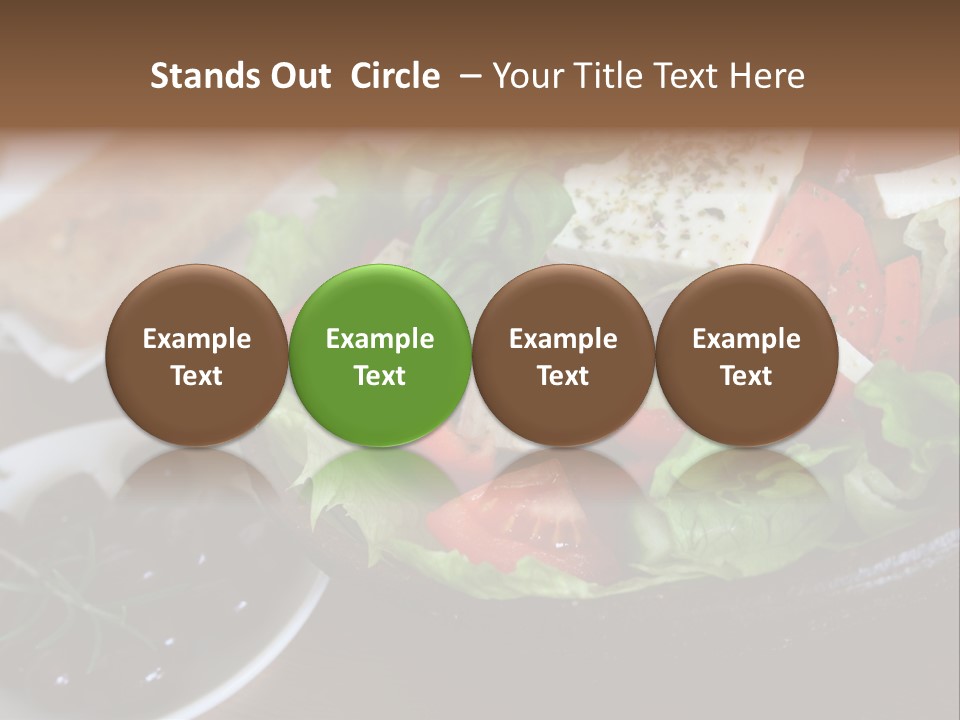 Mixed Tomato Olive PowerPoint Template