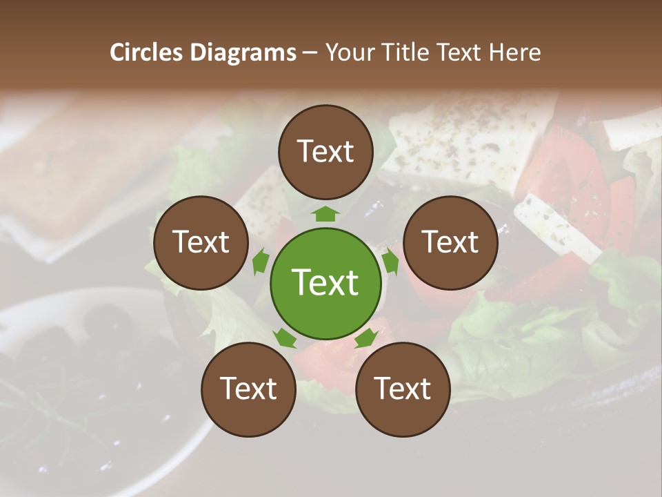 Mixed Tomato Olive PowerPoint Template