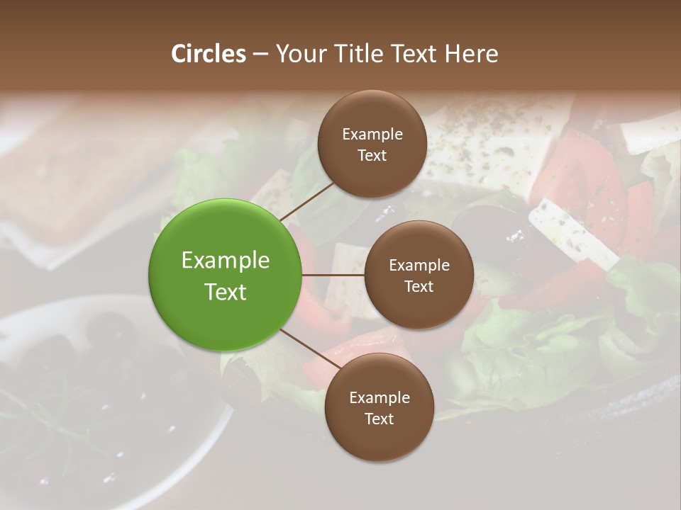 Mixed Tomato Olive PowerPoint Template