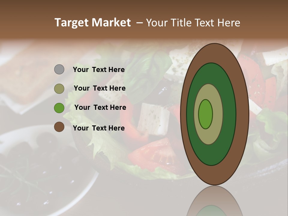 Mixed Tomato Olive PowerPoint Template