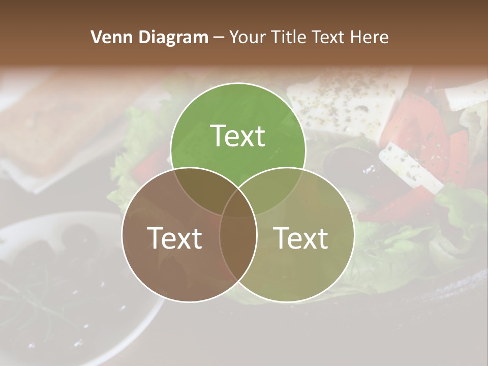 Mixed Tomato Olive PowerPoint Template