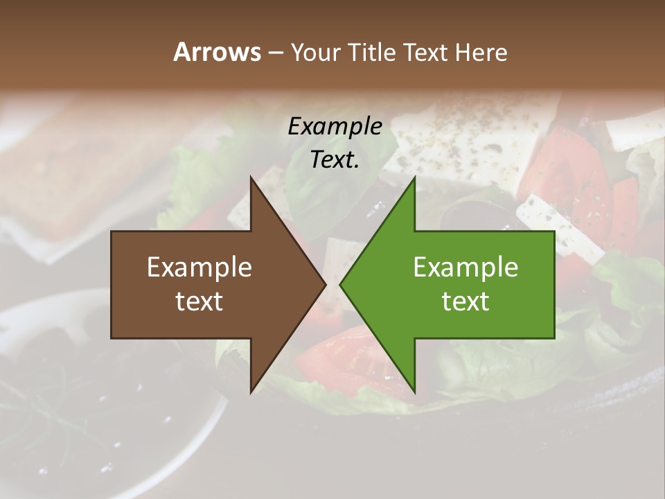 Mixed Tomato Olive PowerPoint Template