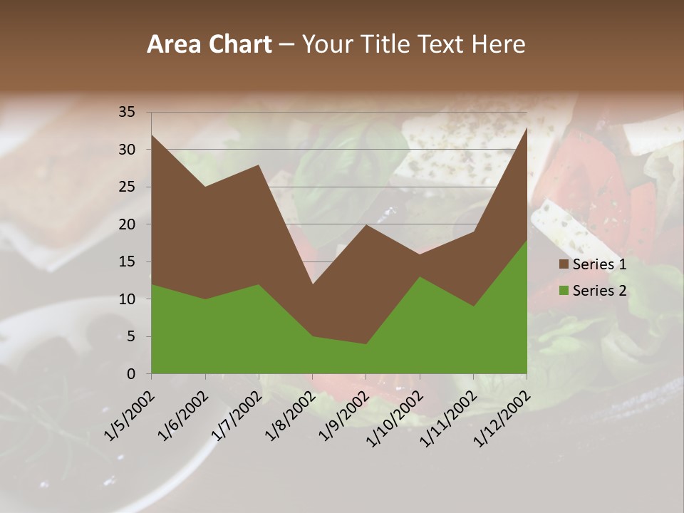 Mixed Tomato Olive PowerPoint Template