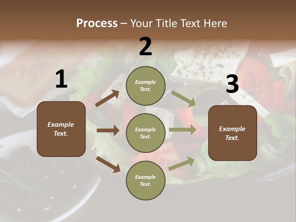 Mixed Tomato Olive PowerPoint Template