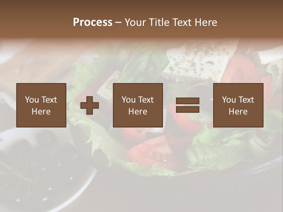 Mixed Tomato Olive PowerPoint Template