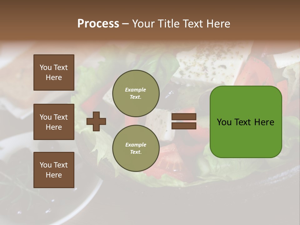 Mixed Tomato Olive PowerPoint Template