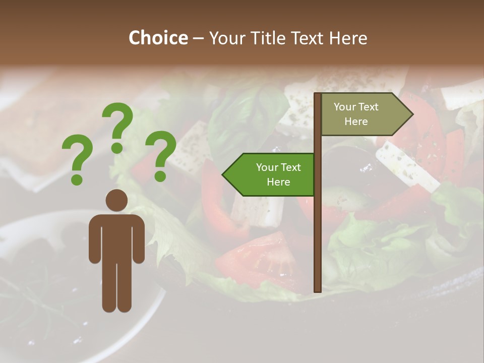 Mixed Tomato Olive PowerPoint Template