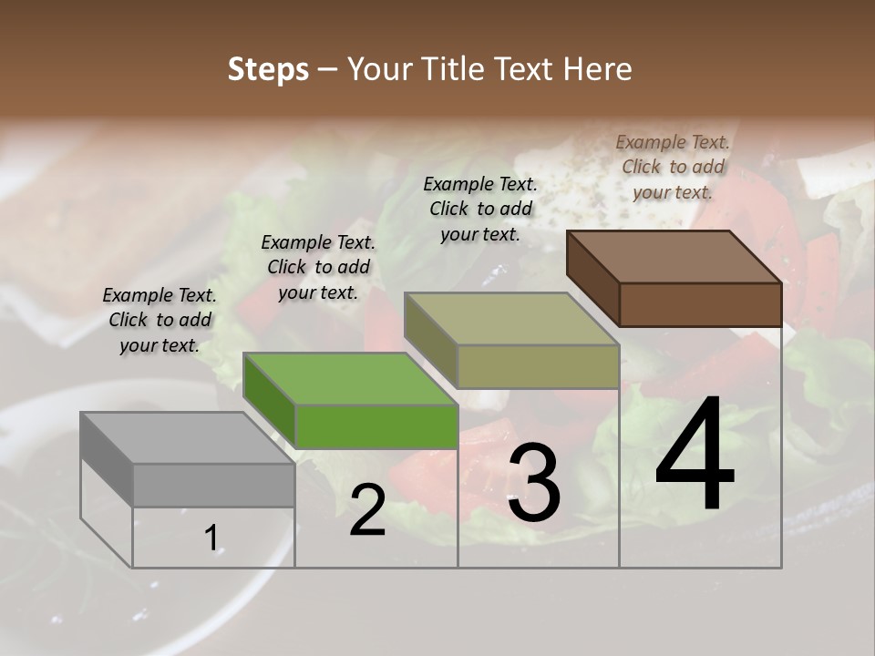 Mixed Tomato Olive PowerPoint Template