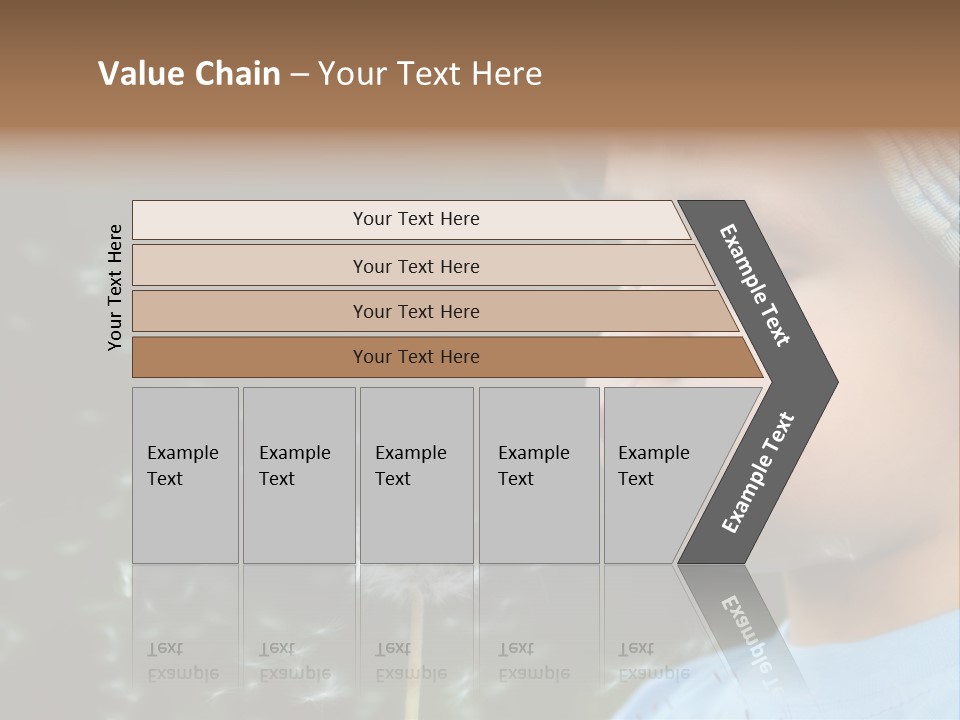 Sunlight Selective Flower PowerPoint Template