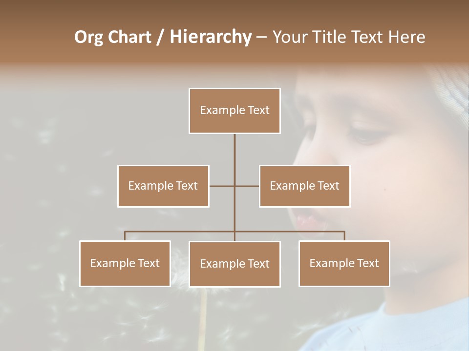 Sunlight Selective Flower PowerPoint Template
