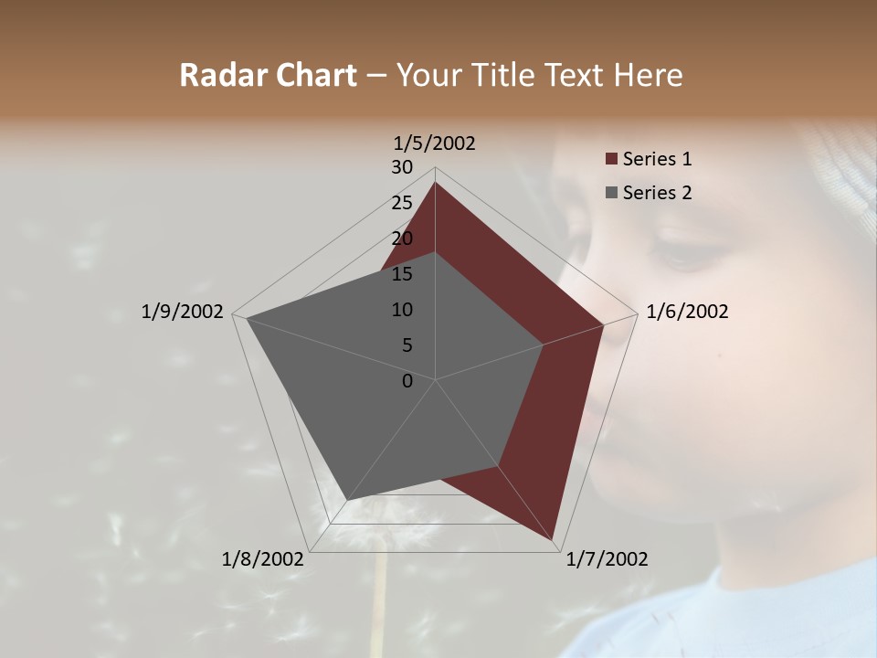 Sunlight Selective Flower PowerPoint Template