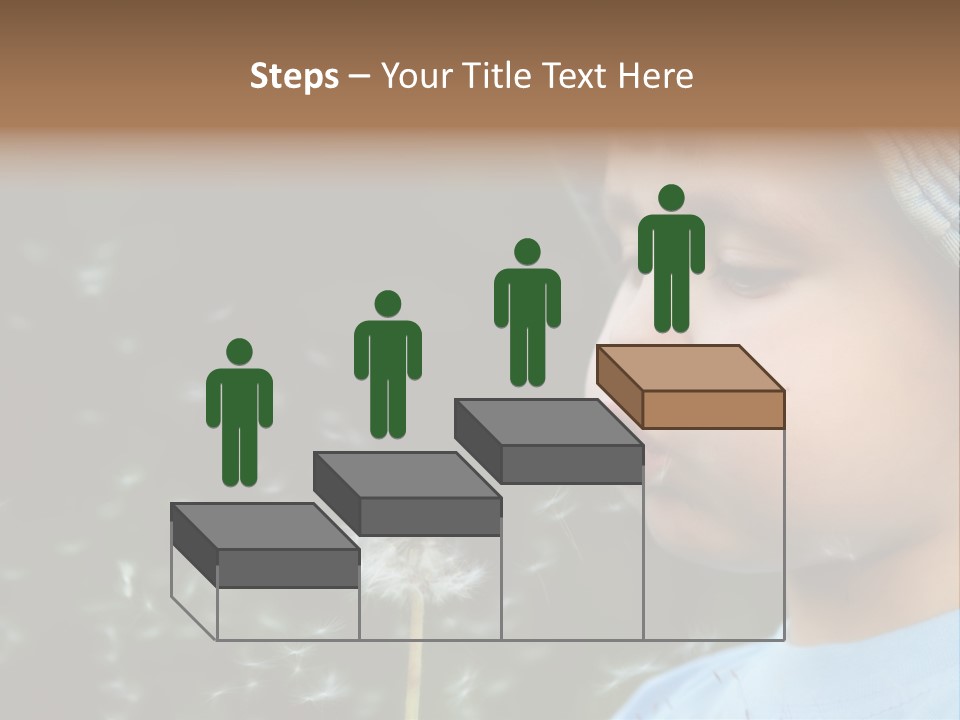 Sunlight Selective Flower PowerPoint Template