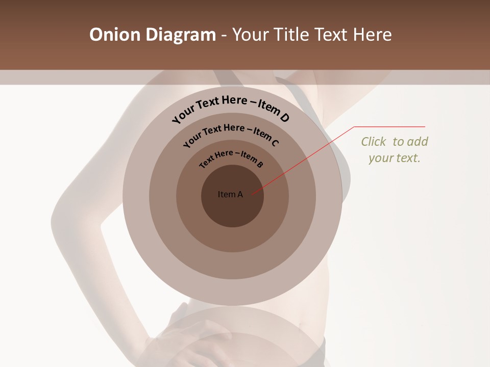 A Woman In A Black Sports Bra Top Posing For A Picture PowerPoint Template