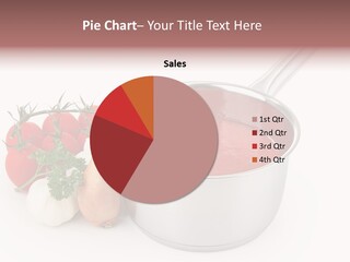 A Pot Of Tomato Soup Next To Some Vegetables PowerPoint Template